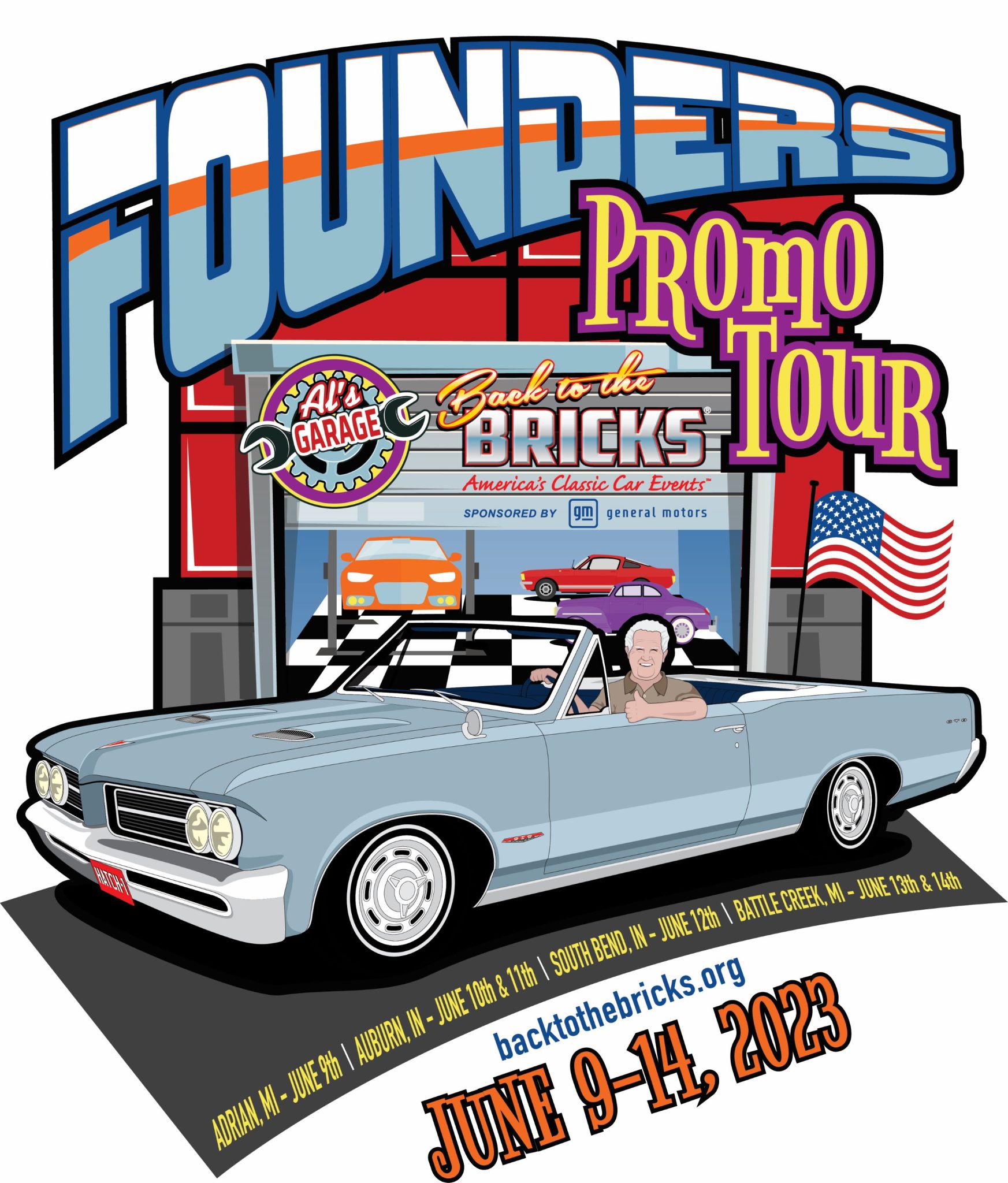 Back to the Bricks 13th Annual Promo Tour 2023 CarBuff Network