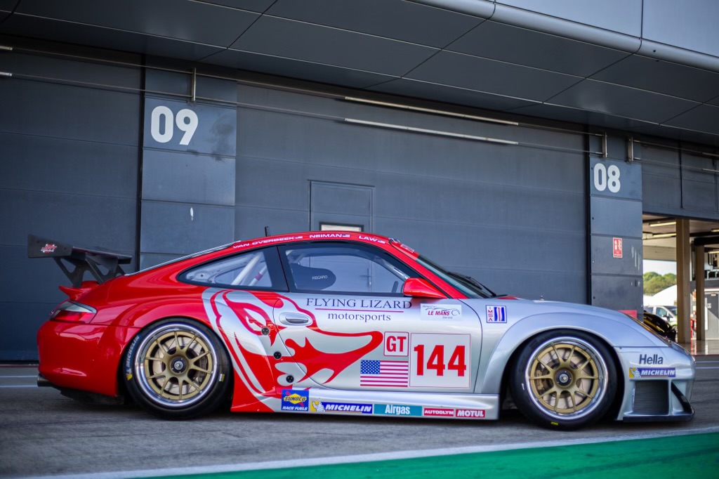 Flying Lizard Motorsports’ Porsche 911 GT3 on Forgeline GA3R-Cup Wheels ...